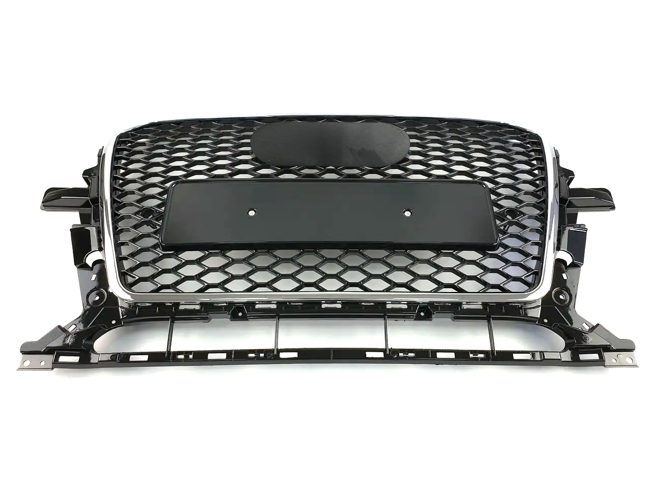 Chrome Bumper Grille Fit for 2013-2017 A D Q5 SQ5 Mesh Honeycomb Grille