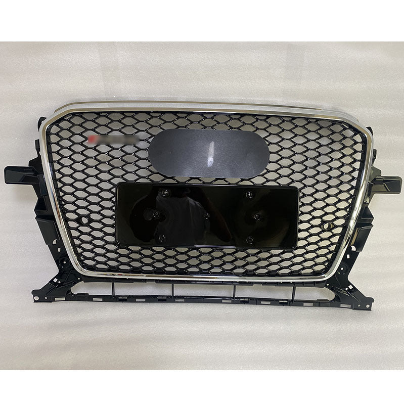 Chrome Bumper Grille Fit for 2013-2017 A D Q5 SQ5 Mesh Honeycomb Grille