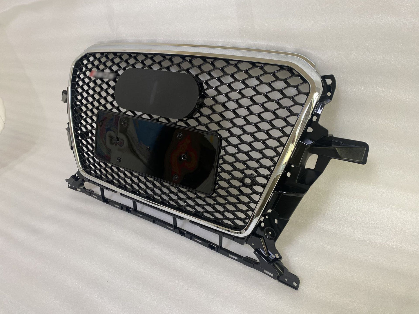 Chrome Bumper Grille Fit for 2013-2017 A D Q5 SQ5 Mesh Honeycomb Grille