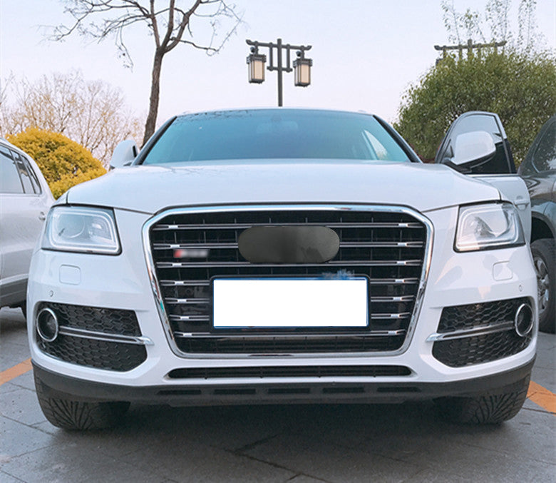 2014 Q5 bumper grille accessory
2015 RSQ5 chrome grille trim
2016 Q5 bumper grille assembly
2017 RSQ5 front chrome grille