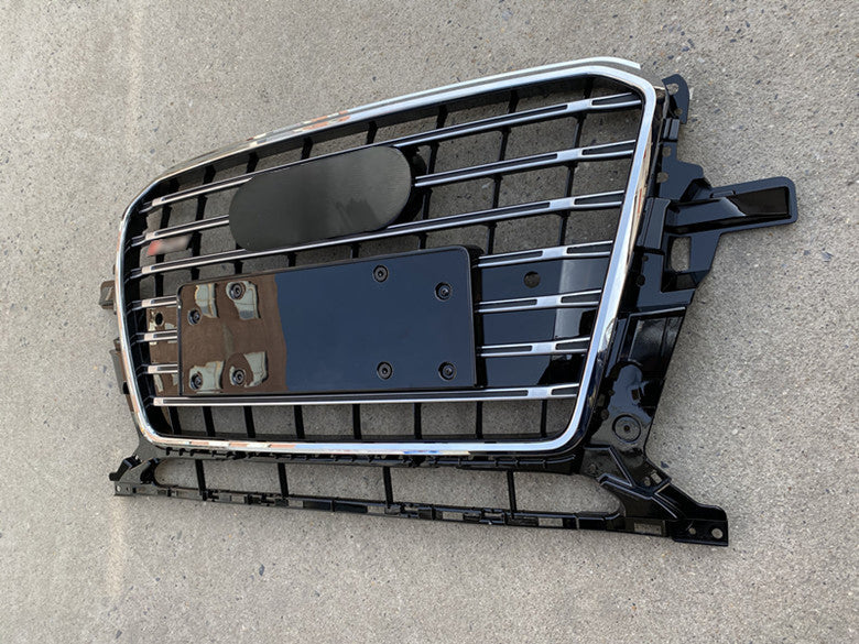 Chrome Bumper Grille Fit for 2013-2017 A D Q5 SQ5 Grill Grille