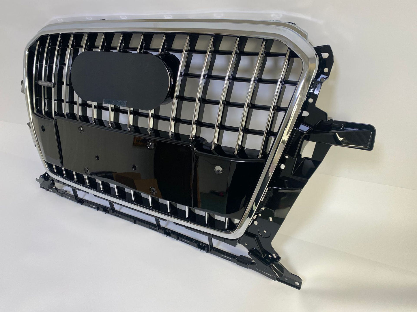 Front Bumper Grille Fit for 2013-2017 A D Q5 SQ5 Grill Grille w/i Radar Hole