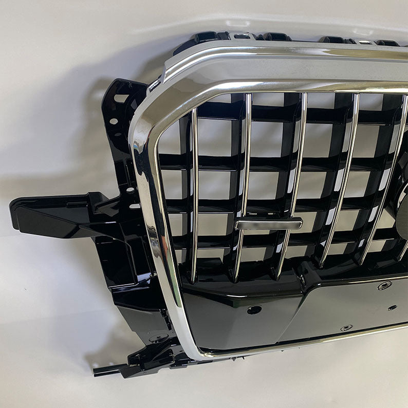 Front Bumper Grille Fit for 2013-2017 A D Q5 SQ5 Grill Grille w/i Radar Hole