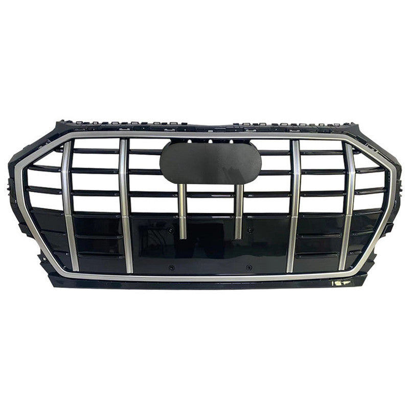 Chrome Bumper Grille Fit for AD Q5 SQ5 B9.5 2021-2022 Grill Style Front Bumper Grille
