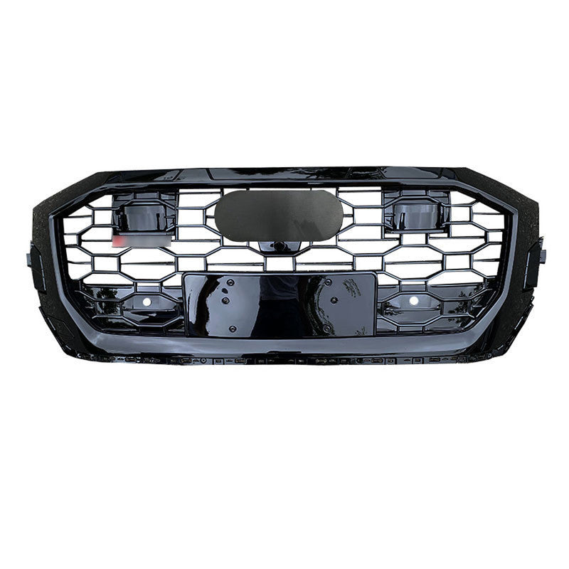 ACC Style Bumper Grille Fit for AD Q8 SQ8 2020-2023 Mesh Honeycomb Bumper Grille Gloss Black