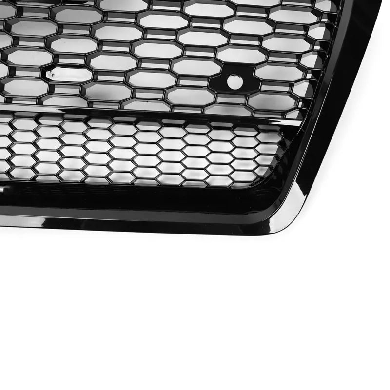 Front Bumper Grille Fit for AD Q5 RSQ5 2018 2019 2020 Mesh Honeycomb Bumper Grille Lower Window Gloss Black