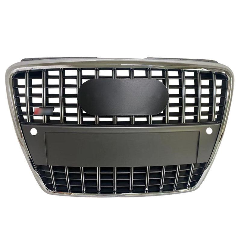 Front Bumper Griller fit for A D A8 S8 D3 2005-2009 S8 Style Chrome ring Strip Front bumper Grille Matte Black