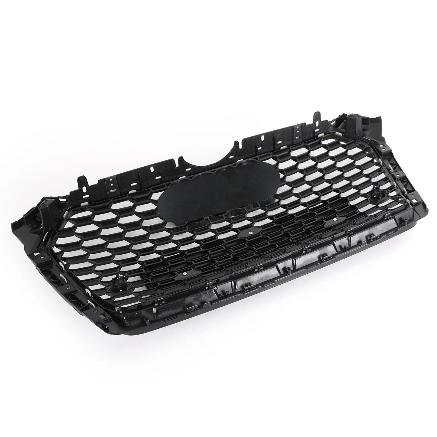 Bumper Grille For 2017-2019 Audi A4/S4 B9 RS4 Style Honeycomb Mesh Hex Grille Black W/ Quattro
