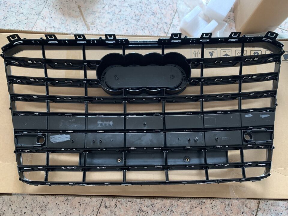 Bumper Grille Fit for AD A8 S8 2015-2017 Grill Grille RS8 Gloss Black