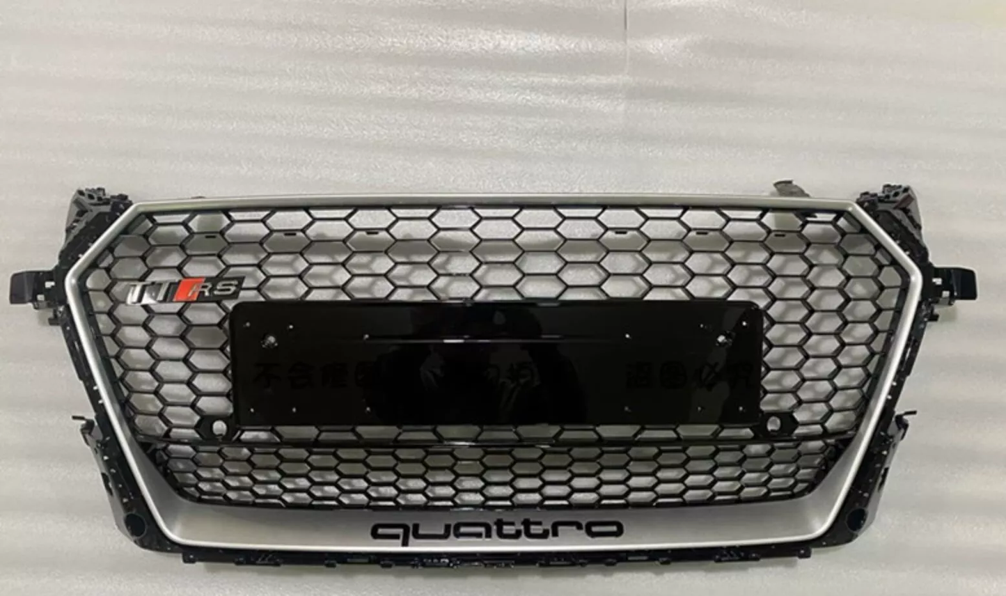 2015 2016 2017 2018 Fit For Audi TT TTS TTRS Front bumper Honeycomb Grille grill