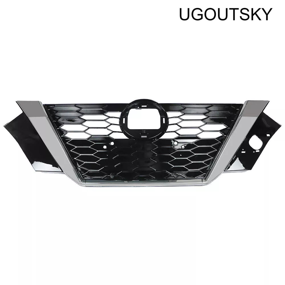 UGOUTSKY Front Bumper Upper Grille Grill Assembly Fit 2020 2021 Nissan Sentra