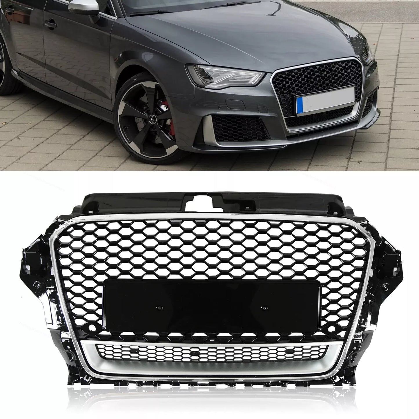 Audi A3 bumper grille