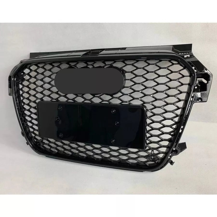 Front Bumper Grille Fit for A1 S1 2016-2018 Update to RS1 Honeycomb Mesh Bumper Grille