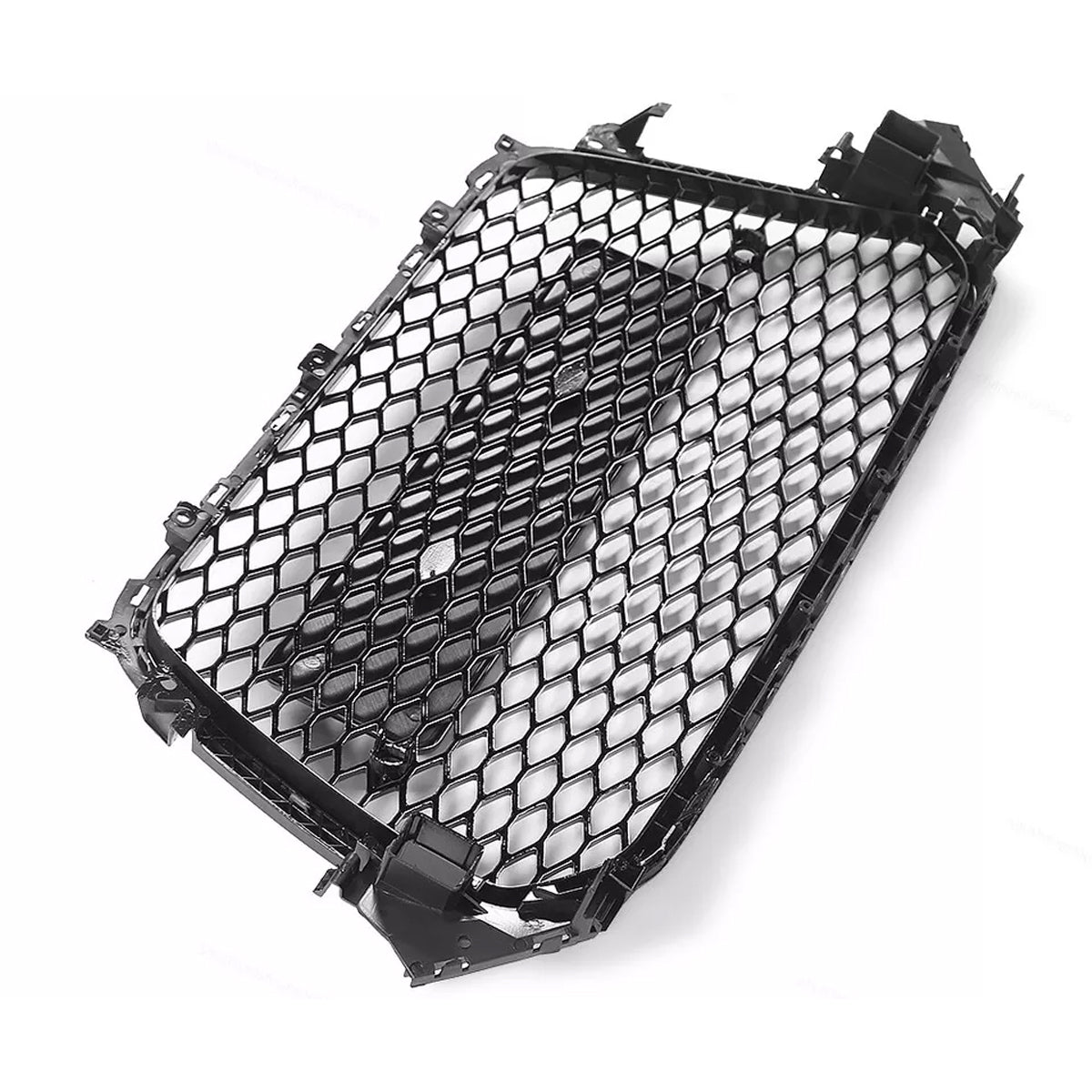 Bumper Grille Fit for A D A4 2013-2016 Honeycomb Grille with Gloss Black Body No Emblem