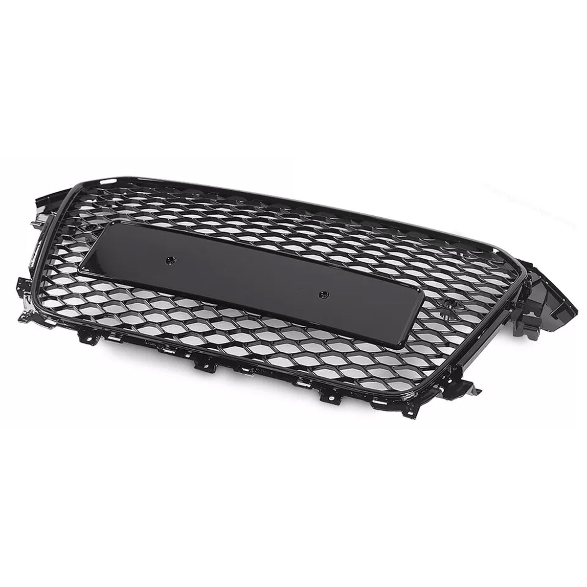 Bumper Grille Fit for A D A4 2013-2016 Honeycomb Grille with Gloss Black Body No Emblem