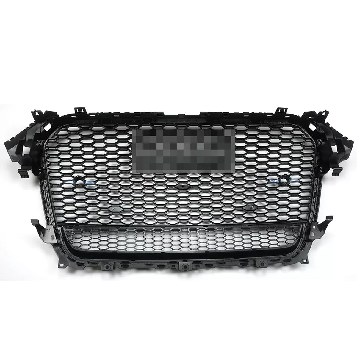 Bumper Grille Fit for A D A4 2013-2016 Honeycomb Grille with Gloss Black Body