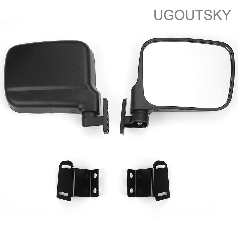 UGOUTSKY Rear view mirrors TV Rear View Side Mirrors 7.8" Large For Polaris Ranger XP 500/570/900