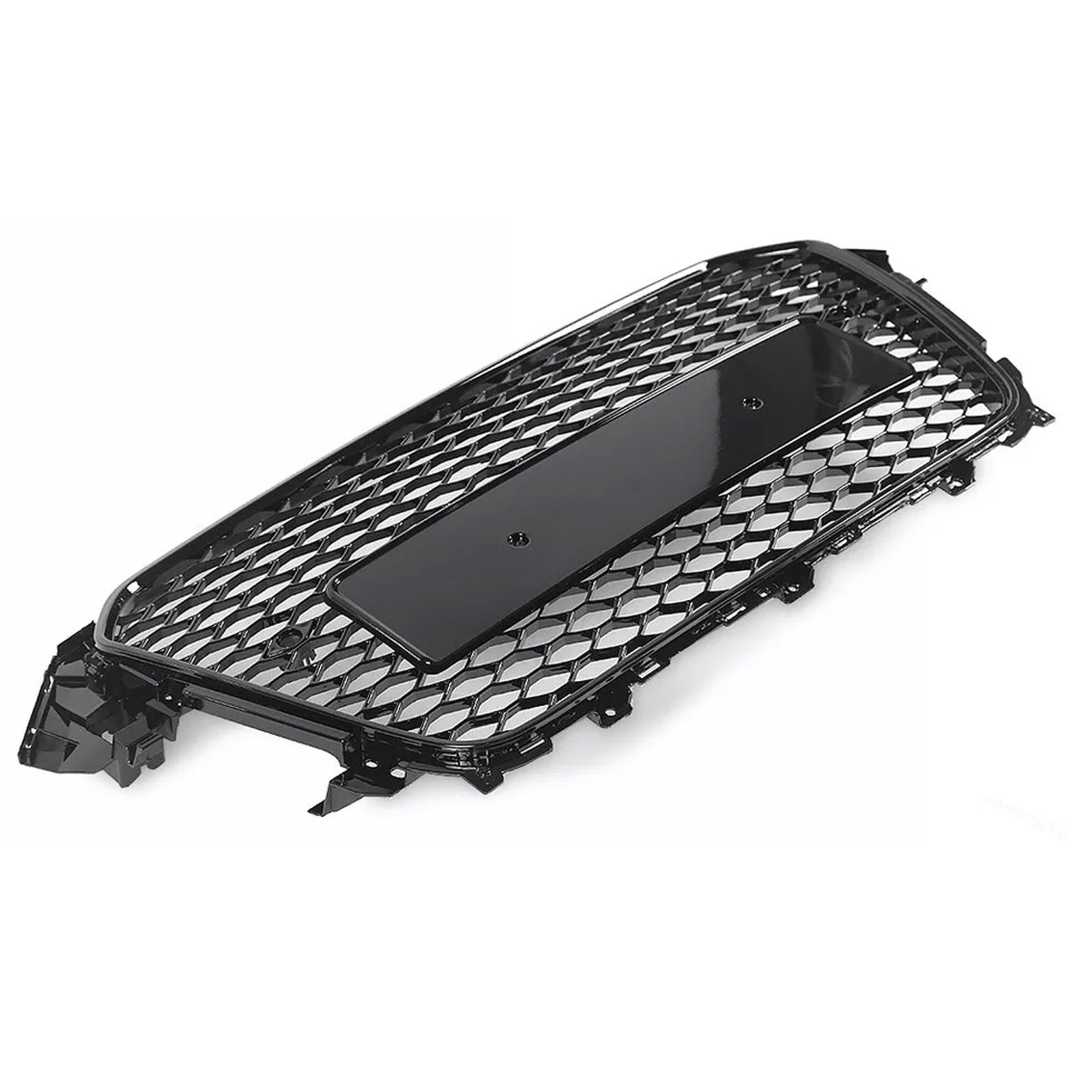 Bumper Grille Fit for A D A4 2013-2016 Honeycomb Grille with Gloss Black Body No Emblem