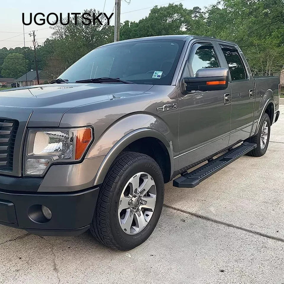 UGOUTSKY 6" For 2015-2024 Ford F150 Super Crew Cab Running Boards Side Step Nerf Bar