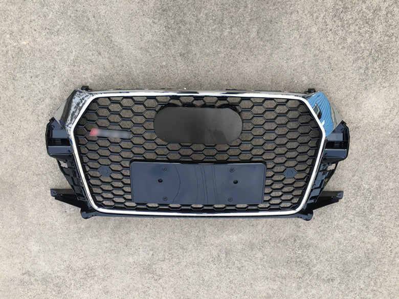 Chrome Bumper Grille Fit for AD Q3 2016-2018 Mesh Honeycomb Grille