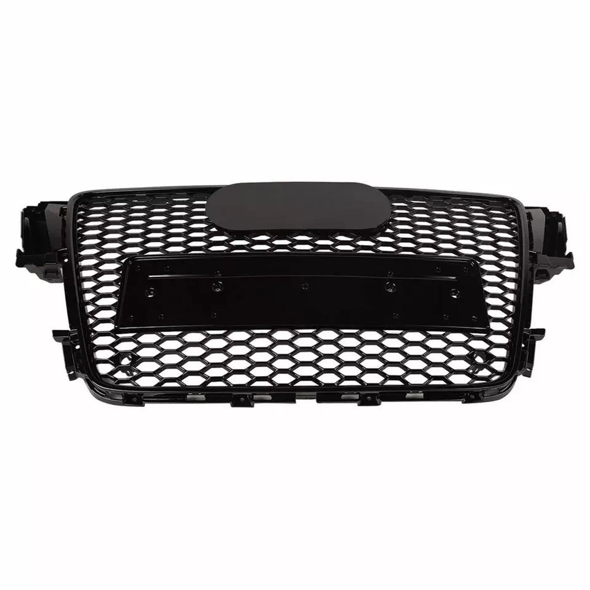 Bumper Grille Fit for A5 2008-2012 Honeycomb Grille with Gloss Black Body