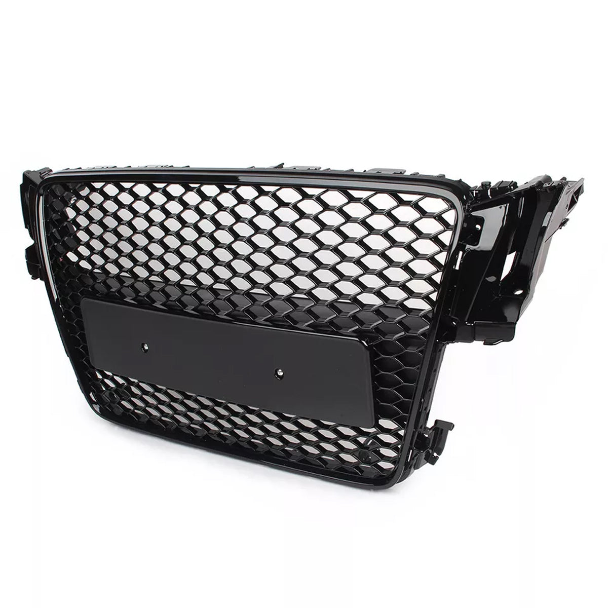 Bumper Grille Fit for A5 2008-2012 Honeycomb Grille with Gloss Black Body No Emblem