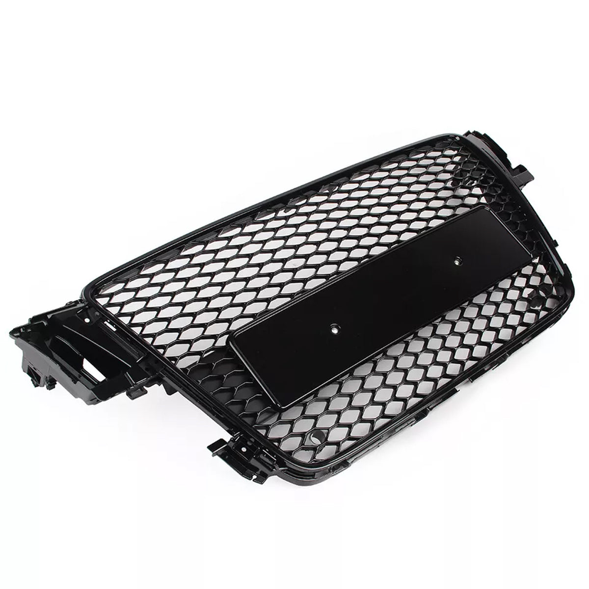 Bumper Grille Fit for A5 2008-2012 Honeycomb Grille with Gloss Black Body No Emblem