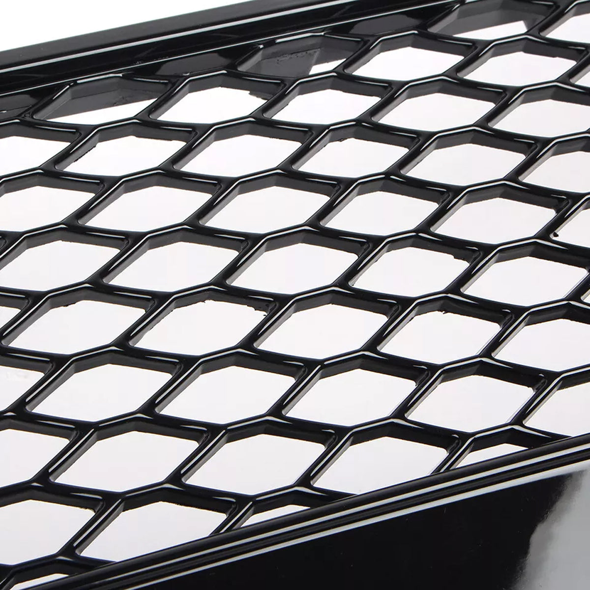 Bumper Grille Fit for A5 2008-2012 Honeycomb Grille with Gloss Black Body No Emblem