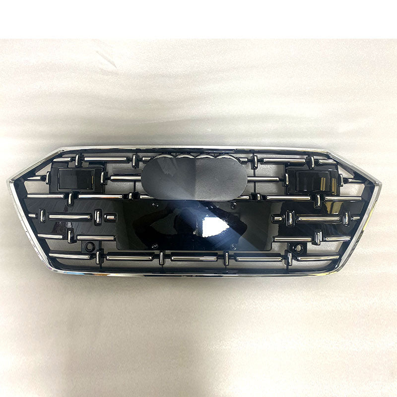 Chrome Front Bumper Grille Fit for AD A7/A7L/S7 2019-2024 Cross Style