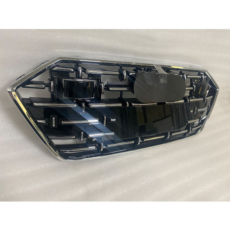 Chrome Front Bumper Grille Fit for AD A7/A7L/S7 2019-2024 Cross Style