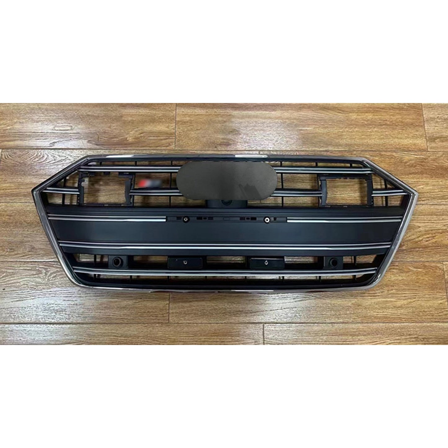 Chrome Front Bumper Grille Fit for AD A7/A7L/S7 2019-2024 Grill Grille Matte Black