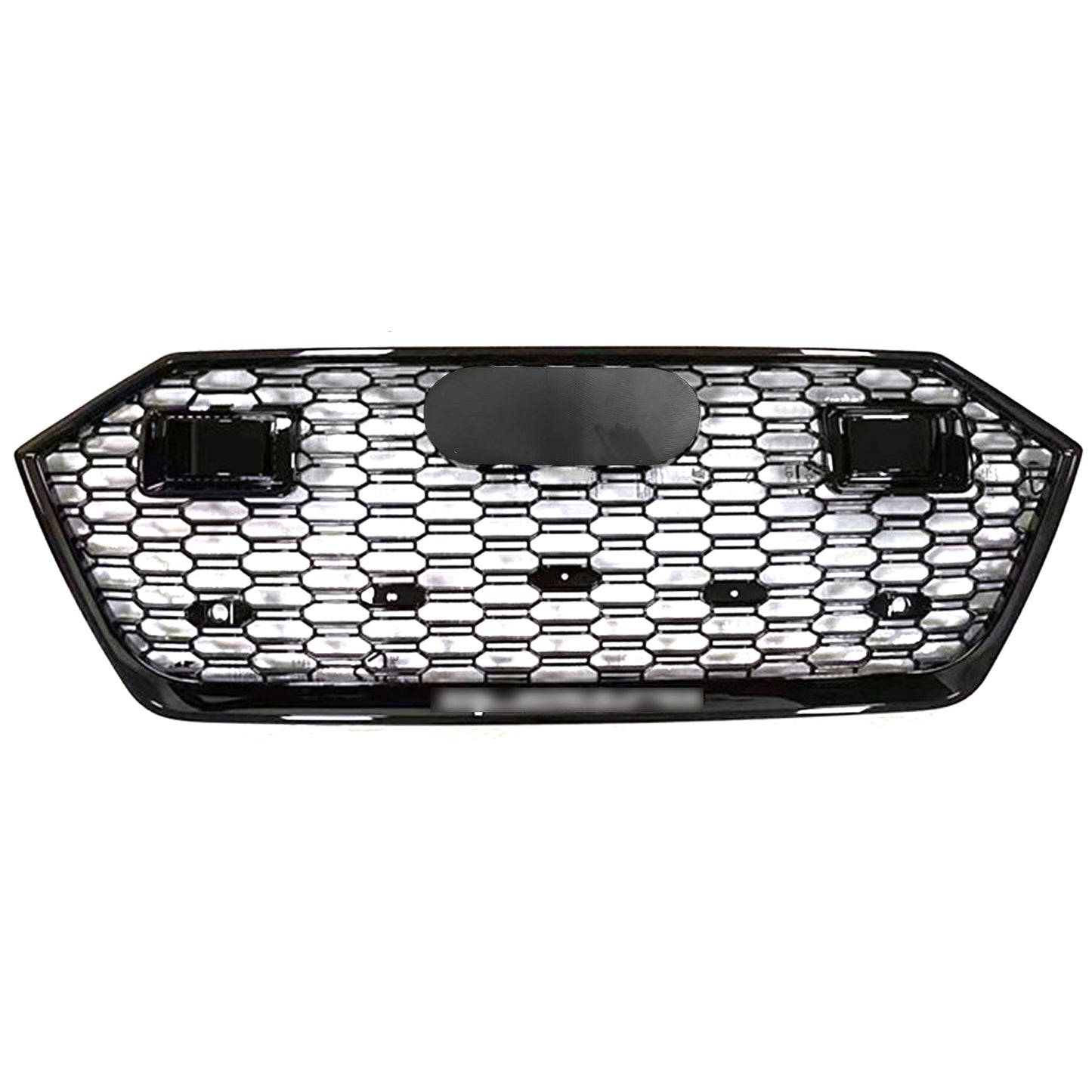 Front Bumper Grille Fit for AD A7/A7L/S7 2019-2024 Mesh Honeycomb Grille with ACC
