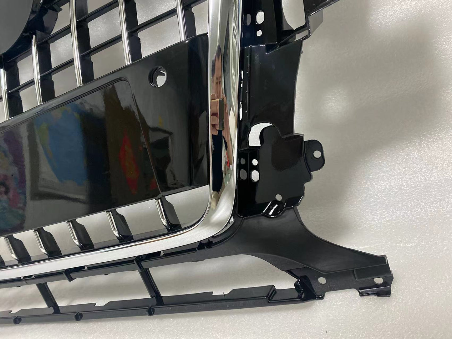 Front Bumper Grille Fit for AD Q5 RSQ5 2009-2012 Grill Grille Chrome