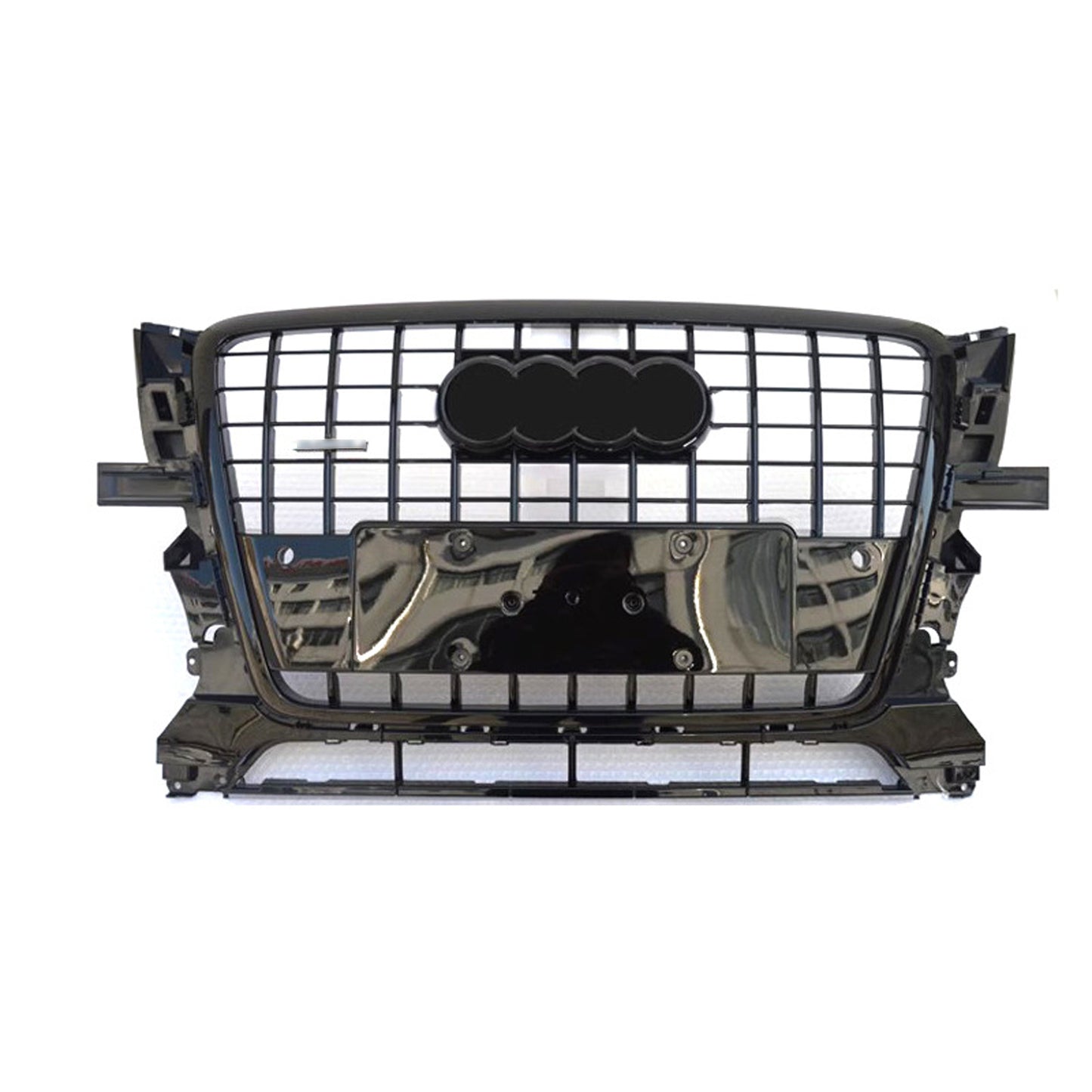 Front Bumper Grille Fit for AD Q5 RSQ5 2009-2012 Grill Grille Gloss Black