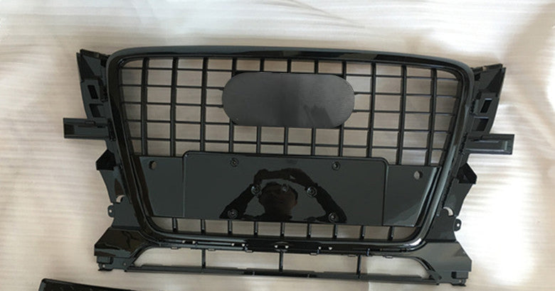 Front Bumper Grille Fit for AD Q5 RSQ5 2009-2012 Grill Grille Gloss Black