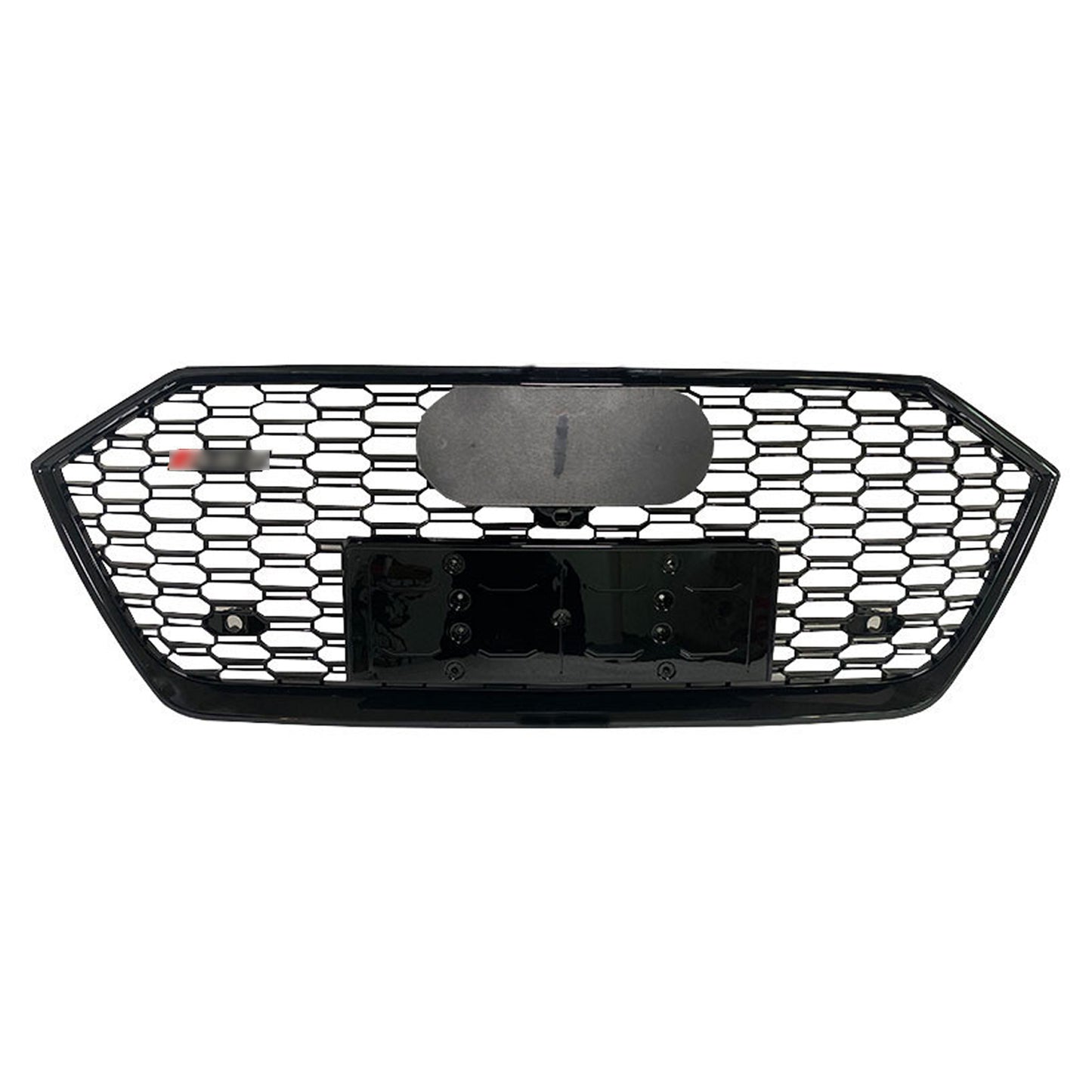 Front Bumper Grille Fit for AD A7/A7L/S7 2019-2024 Mesh Honeycomb Grille Gloss Black