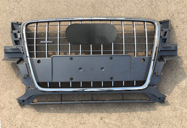 Chrome Bumper Grille Fit for AD Q5 RSQ5 2009-2012 Grill Grille Grey Body
