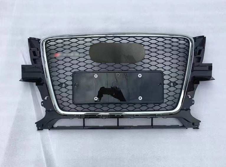 Chrome Bumper Grille Fit for AD Q5 RSQ5 2009-2012 Mesh Honeycomb Grille