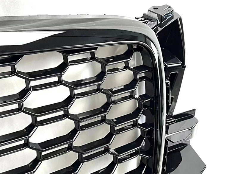 Chrome Bumper Grille Fit for AD Q5 RSQ5 2009-2012 Mesh Honeycomb Grille