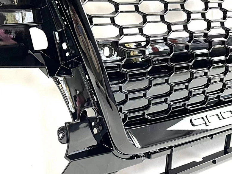 Chrome Bumper Grille Fit for AD Q5 RSQ5 2009-2012 Mesh Honeycomb Grille