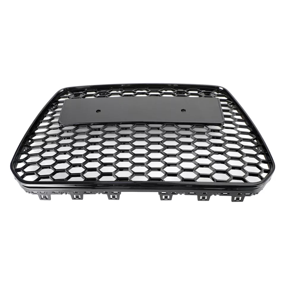 Bumper Grille Fit for A D A5 2013-2016 Honeycomb Grille with Gloss Black Body No Emblem