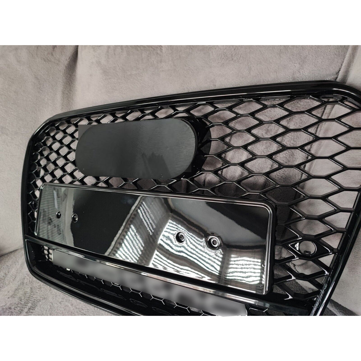 Bumper Grille Fit for A D A5 2013-2016 Honeycomb Grille with Gloss Black Body