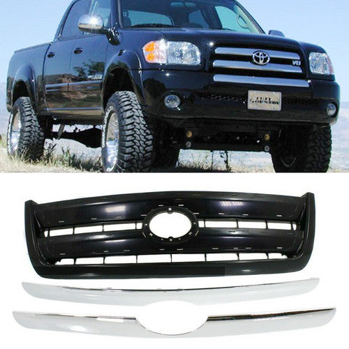 Front Bumper Grille Grill TO1200262 For 2003 2004 2005 2006 Toyota Tundra Black