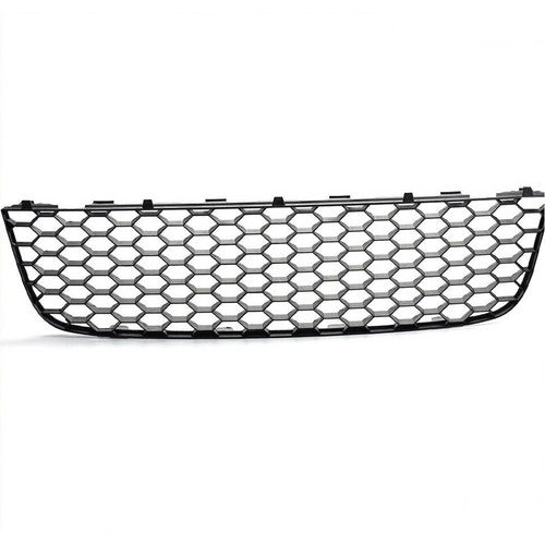 Main Upper&Lower Black W/ Chrome Trim Hex Mesh Grille Fit 06-09 VW Mk5 Jetta GTI