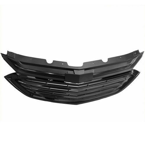 Front Upper Bumper Grille Fit 2018 2019 2020 Chevrolet Equinox Glossy Black