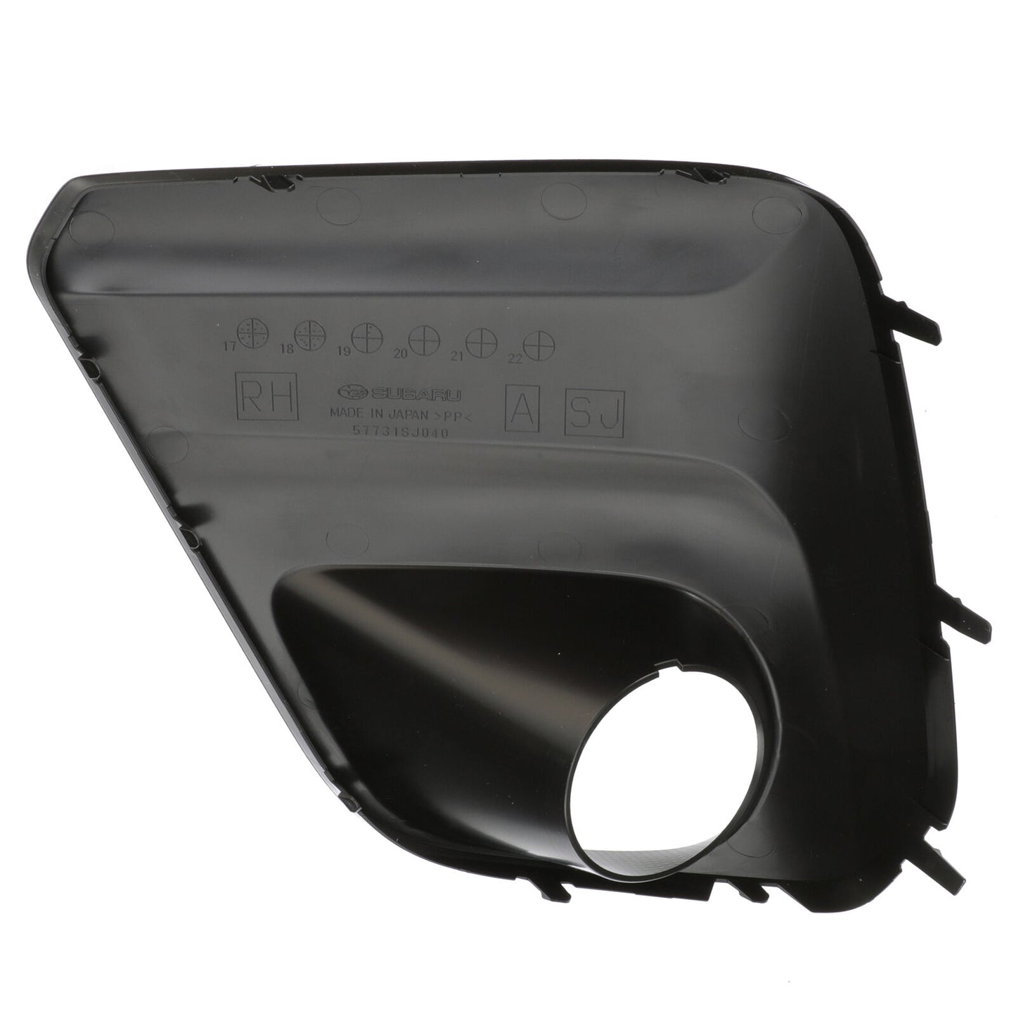 Passenger Side Fog Light Cover Bezel Fit 2019-2021 Subaru Forester 57731SJ040