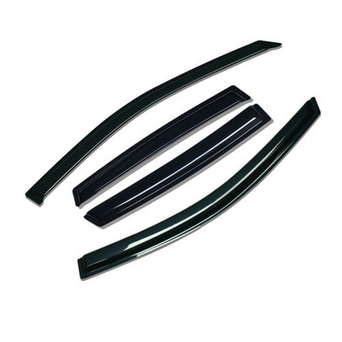 4PCS For 2016-2019 Honda Civic Coupe Window Visors Sun Rain Guard Wind Deflector