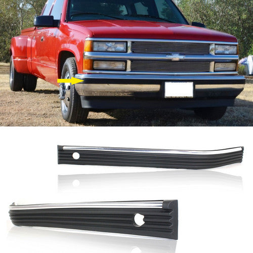 Bumper Trim For 1988-1998 Chevrolet C1500 Front Driver and Passenger Side