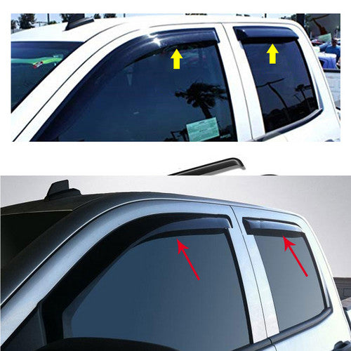 For 2014-16 2017 2018 Chevrolet Silverado 1500 Window Visor Extended/double Cab