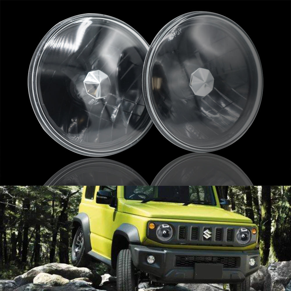 Universal Headlight 7 Inch round blakc chrome Front DRL Projector Headlamp